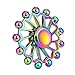 Livoty NEW Alloy Hand Spinner Tri Fidget Focus Toy EDC Finger Spin Gyro ADHD Autism (Colorful)