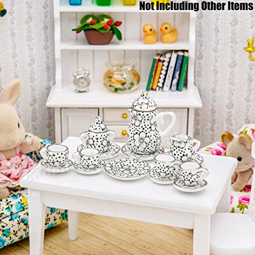 4 Odoria+Miniature+Porcelain+Dollhouse+Accessories