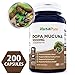 Pure Mucuna Pruriens 1000mg 200caps 15% L-Dopa (NON-GMO & Gluten Free) Made in USA, Highest Potency on the Market, Promotes Dopamine, Testosterone & Mood - 100% MONEY BACK GUARANTEE!