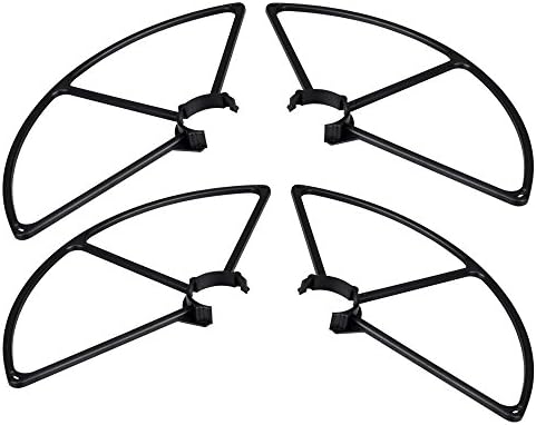 Sets of 4 Pcs Snap On/off Protector Quadcopter Quick Release Propeller Props Guards for Yuneec Q500 Quadcopter - Black