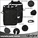 upAgear 4 in 1 Rock Climbing or Bouldering Chalk Bag set | ANTI LEAK design with LARGE POCKET | Includes FREE Chalk Ball