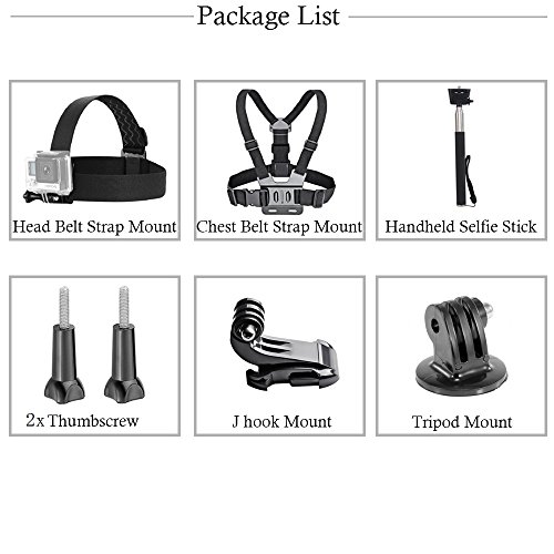 6 VVHOOY+Universal+Waterproof+Action+Accessories