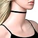 Cougar's Choice® Black Velvet Choker with Wide Black Velvet(1cm)