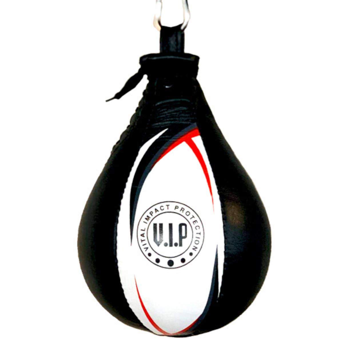 VIP Vital Impact Protection Premium PU Heavy Duty Boxing Martial Arts Speed Ball Ball Punch Bag black/white one size