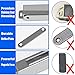 WOOCH Door Magnetic Catch - 90lb High Magnetic Stainless Steel Heavy Duty Catch for Kitchen Bathroom Cupboard Wardrobe Closet Closures Cabinet Door Drawer Latch (3.7 in Silver, 2-Pack)