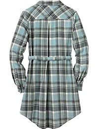 Whitetails legendarios - Vestido de franela de manga larga para mujer