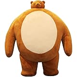 fat teddy bear with tiny head