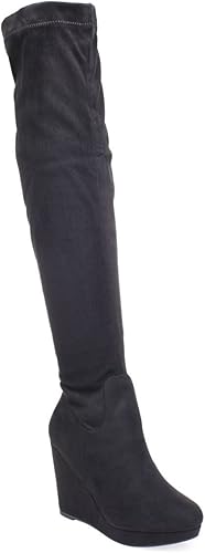 cuissarde femme talon compensé