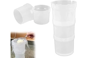 Piping Bag Holder Stand for Filling, Plastic Adjustable Height Hands-Free Pastry Bag Stand Baking Decorating Supplies for Cak