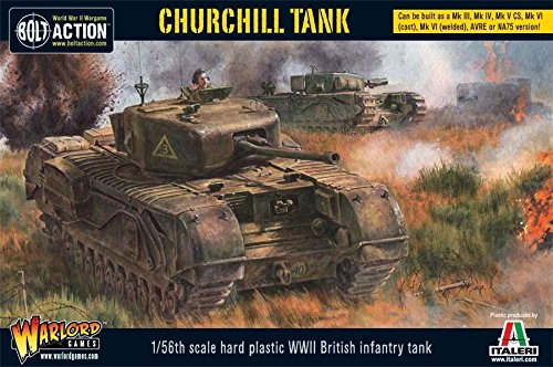 Bolt Action Churchill Tank (plastic) Box - Plastic