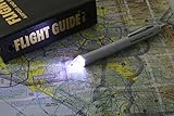 LED Pen, The Pilot's Pen, Aviator model - LED Powered Ink Penlight with night vision lenses