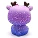 Squishies Galaxy Deer Slow Rising Jumbo Squishy Toys Kawaii Cute Cream Scented Squishies Kids Party Toys Stress Reliever Toy (A)