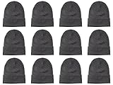 Gelante Unisex Beanie Cap Knitted Warm Solid Color