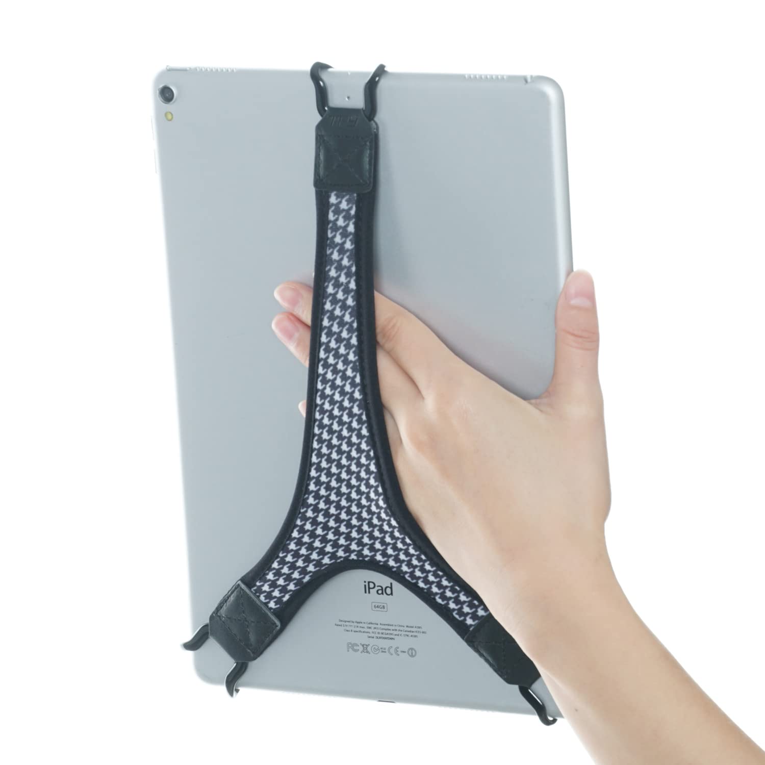TFY Security Hand Strap Holder Finger Grip for Tablets - iPad Air/iPad Pro 9.7" / iPad 9.7" / Galaxy Tab 10.1" / Tab 4 10.1" / Pro 10.1" / Tab S 10.5 and More (Bird)