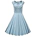 TOTINA Vintage 1950's Floral Spring Garden Party Picnic Dress Party Cocktail Dress