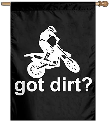100% Polyester Fiber Got Dirt Bike Motocross Racing Vertical Flag Of Competition27 X 37 Inche