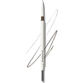 Morphe Nano Brow Pencil - Ultrafine Eyebrow Pencil for Hairlike Strokes - Precision Eye Makeup with Spoolie Brush for Natural Definition and Long-Lasting Wear - Cold Brew (0.001 oz)