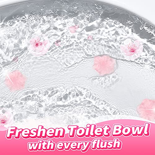 Vacplus Automatic Toilet Bowl Cleaners (4 Packs), HoneyPeach Scent