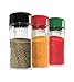 nini-Spice Storage Containers – 6 Small Spice Jar or Empty Spice Bottles Set for Everyday Use – Each with 200 ml (7oz) Capacity – Food-Safe Clear Plastic