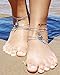 Bienvenu 2 Pcs Barefoot Sandals Beach Foot Jewelry Turquoise Jewelry Anklet Chain Arm Chain Tassel