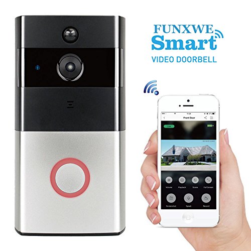 Funxwe Smart WiFi Video Doorbell 720P HD Wireless Security