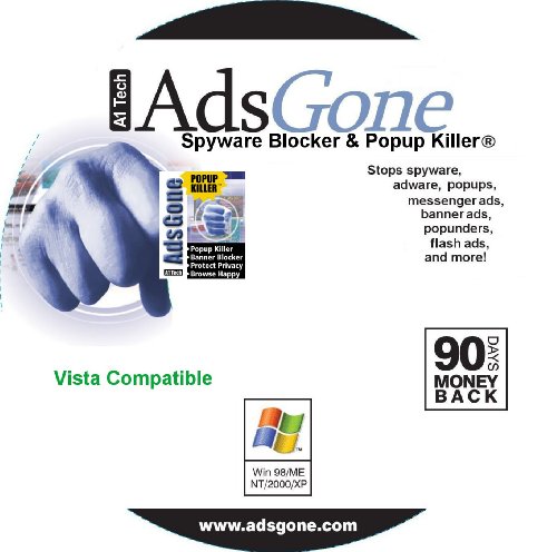 Adsgone Spyware Blocker and Popup Killer