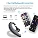 Bluetooth Headset V4.1 Wireless Handsfree Bluetooth Earpiece with Microphone Wireless Earbud for Office Business Trip Driving Compatible with All Mobile Phone by Anwoor