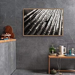 Floating Framed for Living Room Bedroom Black and...