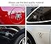HaloVa Car Sticker, 3D Spider Metal Logo Emblems Badges Decal for Auto Vehicle Car Motorcycle Decor, Silver