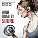 Bluetooth Headphones, Best Wireless Sports Earphones w/ Mic Waterproof HD Stereo for Gym Running Workout 8 Hour Battery Noise Cancelling Headsets