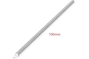 EKIND 10pcs Round Axles Shaft Rod/Straight Metal Round Shaft Rod Bars for DIY Model Toy, RC Car, RC Helicopter Airplane (2mm x 100mm)