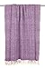 DII Chevron Throw Collection Handloomed Cotton, 50x60, Eggplant