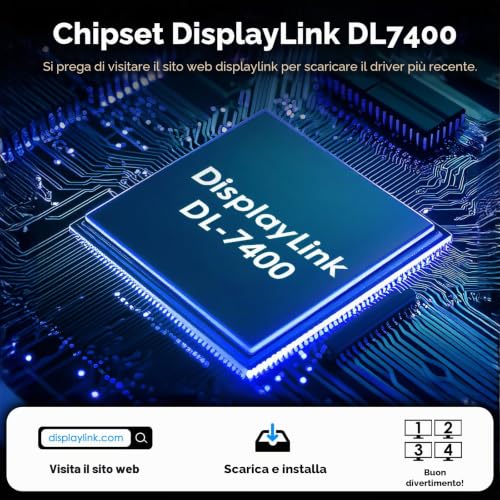 WAVLINK USB 3.0 Extended Display USB C to Quad HDMI Splitter for Four Monitors with 85W PD, Displaylink 4 HDMI 4K to 60Hz Adapter for Mac M1/M2/M3/M4 or Windows,Compatible with New MacBook Neo
