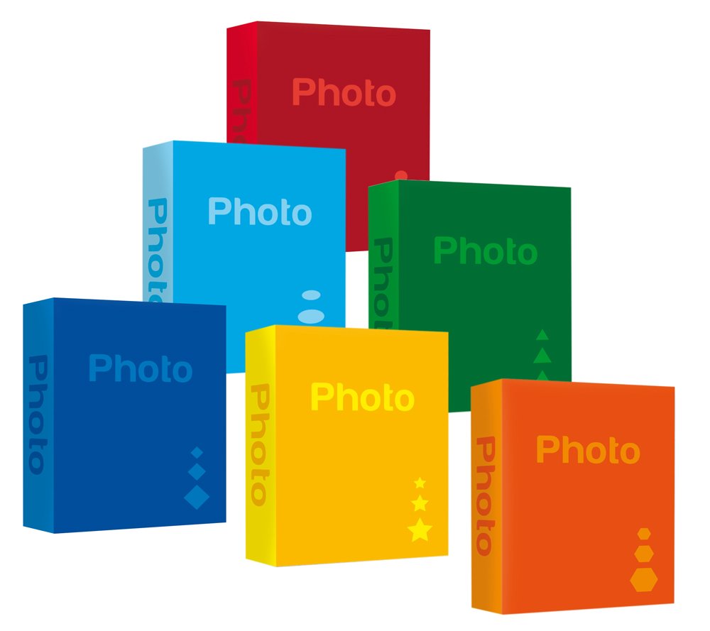 Zep Basic BS57300 Photo Album Assorted Colours 13 x 19 cm 300 Photos