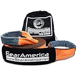 GearAmerica Heavy Duty Recovery Tow Strap | 35,000 lbs (17.5 Tons) Strength | 3