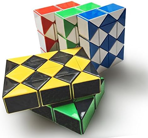 Yescube 5-Piece Magic Snake Twist Puzzle Twisty Toy collection