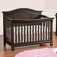 Baby Cache Glendale 4 in 1 Convertible Crib, Charcoal Brown