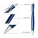 Ballpoint Pens, Kyinflose Slim Black Ink Matte Metal Retractable Gift Pen (1.0mm) with Box,Roller Ball Fancy Nice Medium Point Pens with 1 extra refill (1.0mm) for Men Women Office Business, Navy Blue