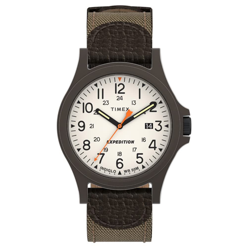 Timex Expedition Acadia Men's 40mm Leather Strap Watch TW4B23700