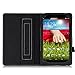 MoKo LG G Pad 7.0 Case - Slim Folding Stand Cover Case with Auto Wake / Sleep for LG G Pad V400 / V410 (LTE) / VK410 / UK410 / LK430 (G Pad F7.0) 7-Inch Android Tablet, BLACK