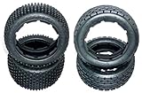 HPI Baja 5b SS * FRONT & REAR DIRT BUSTER TIRES * Wheel rubber no foam Flux BL