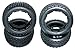 HPI Baja 5b SS * FRONT & REAR DIRT BUSTER TIRES * Wheel rubber no foam Flux BL
