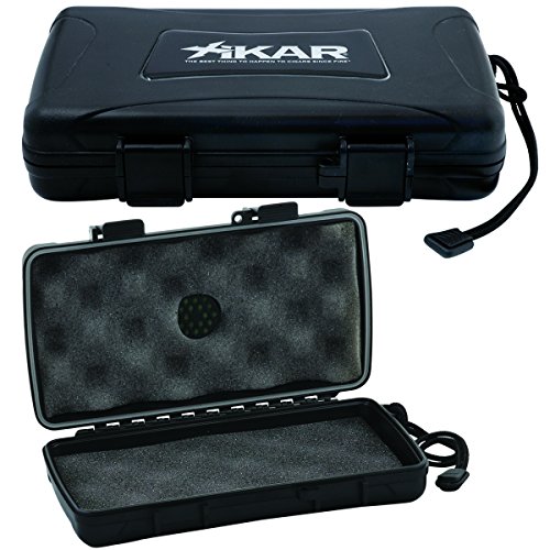 Xikar Cigar Travel Humidor Carrying Case - 5 Count Cigar Holder