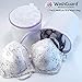 WashGuard Bra Wash Bags for Laundry - Double Layer Mesh Wash Bags Protects Expensive Bras in The Washer - No More Snags, Bent Underwire or Napping - Fits One or More A - D Cups - Double Pack