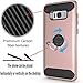 Samsung Galaxy S8 Plus Case with Kickstand,Amagle 360 Degree Rotating Ring Grip,Amagle Dual Layer Shockproof Impact Protection Case for Samsung Galaxy S8 Plus