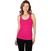 skinnytees Women's Basic Wide Strap Cami
