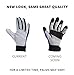 Tilos 1.5mm Tropical Dive Gloves Stretchy Mesh with Amara Leather for Snorkeling, Kayaking, Water Jet Skiing, Sailing, Scuba Diving, Rafting (Blue, M)