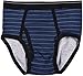 Trimfit Boys Soft 100% Cotton Tagless Briefs (8-Pack) Navy/Grey