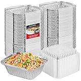 Stock Your Home 1 Lb Small Aluminum Pans with Lids