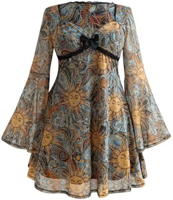 bell sleeve mini dress 70s 33 Bell Sleeves ideas